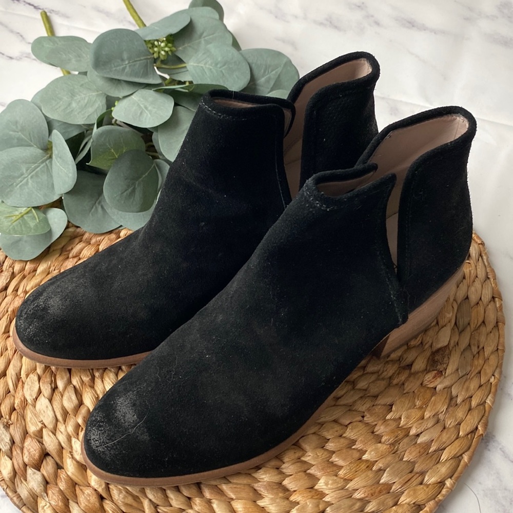 EUC- Hinge Ankle Boots- black - Size 8.5